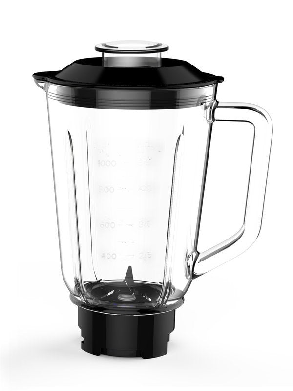 Eta Eta210390000 Activmix Premium Potencia 350 W, Bote Cristal 1 L, Acero Inoxidable Negro