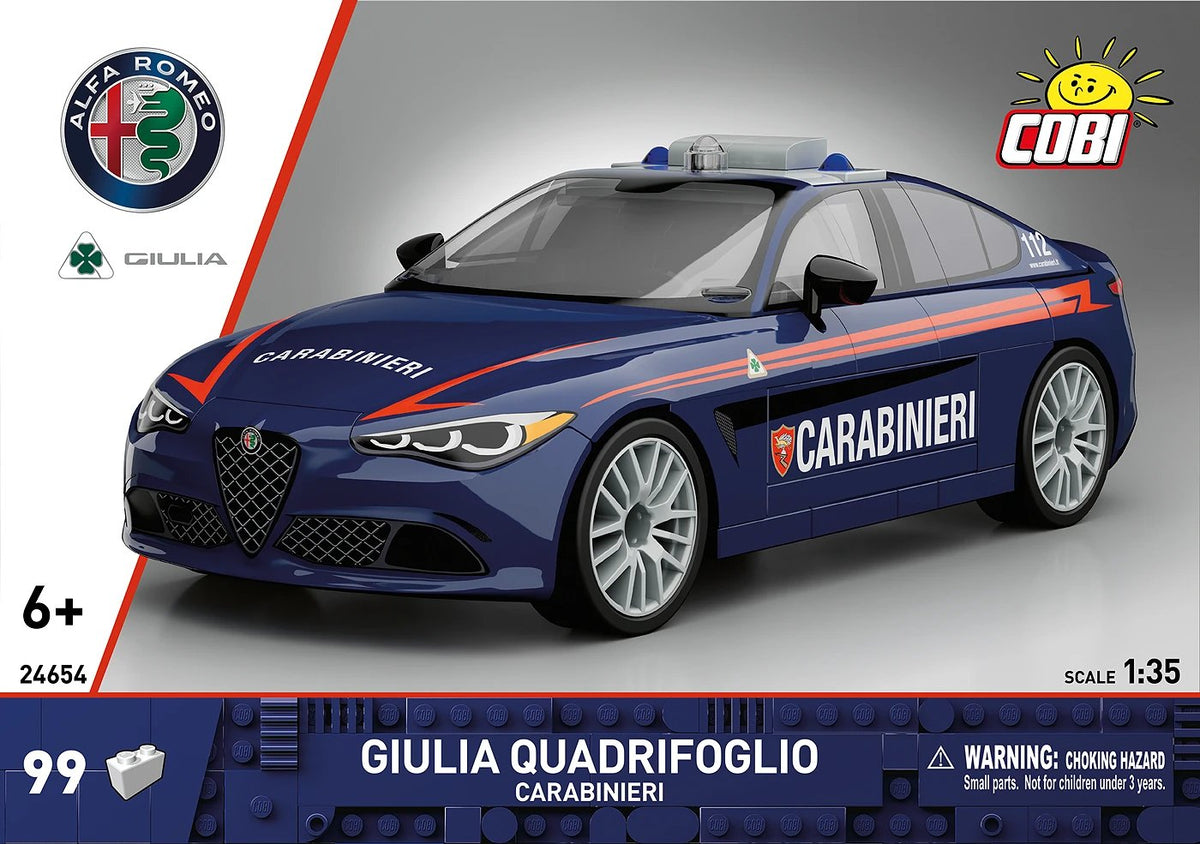 Cobi Giulia Quadrifoglio Carabinieri (Massstab 1:35) Cobi-24654