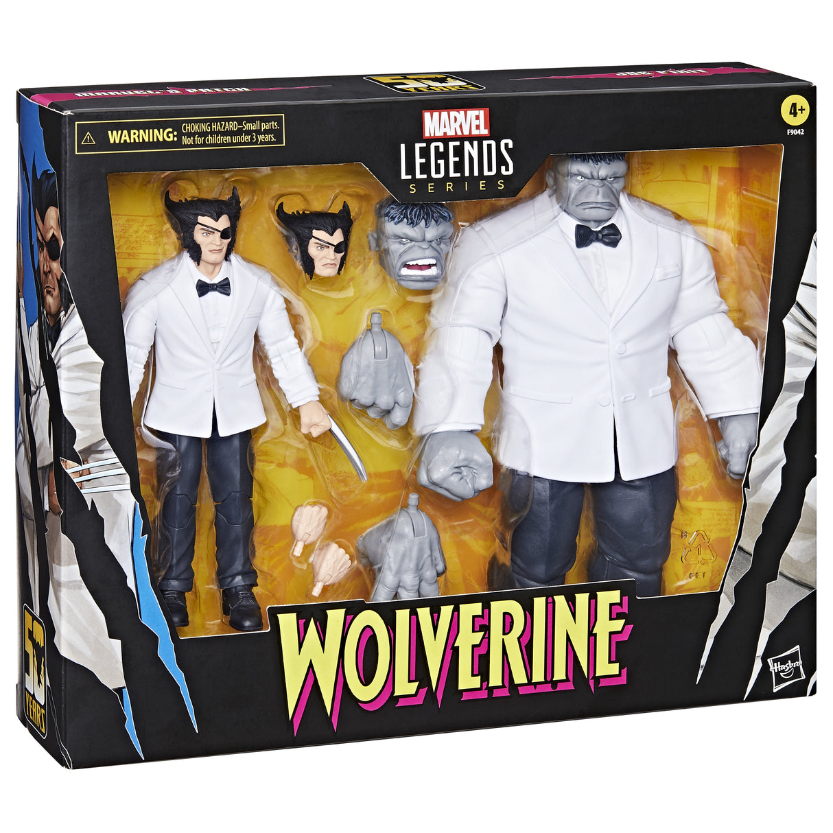 Set Figuras Hasbro Marvel Legends Series Wolverine Path & Hulk