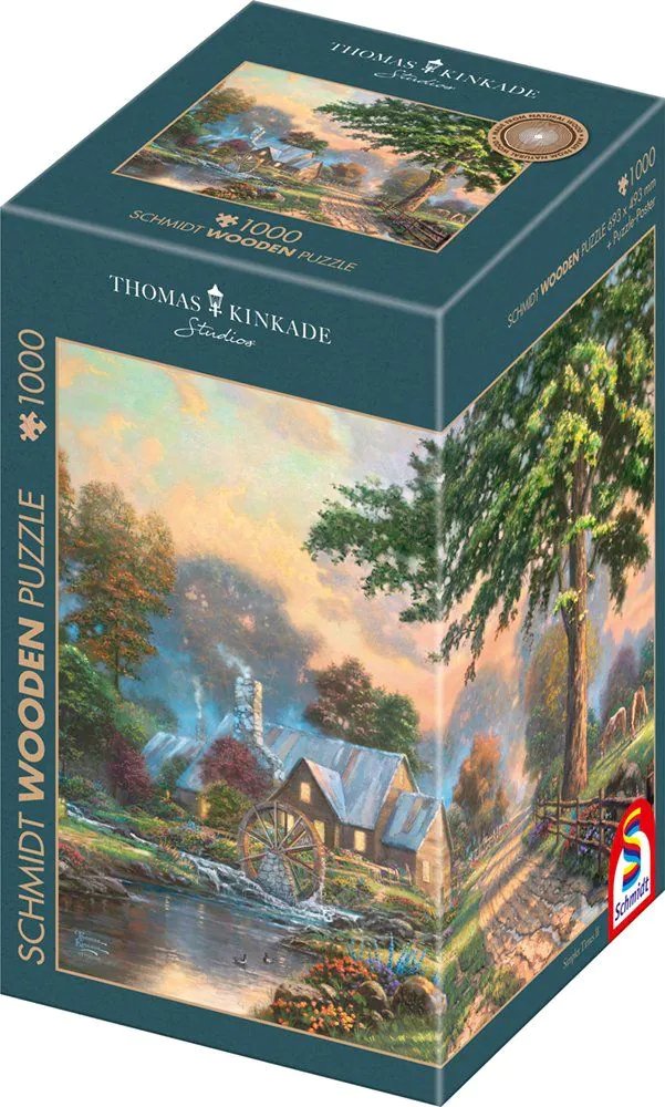 Schmidt Games Rompecabezas De Madera Estudios Thomas Kinkade: Am Alten Mühlenbach 59797