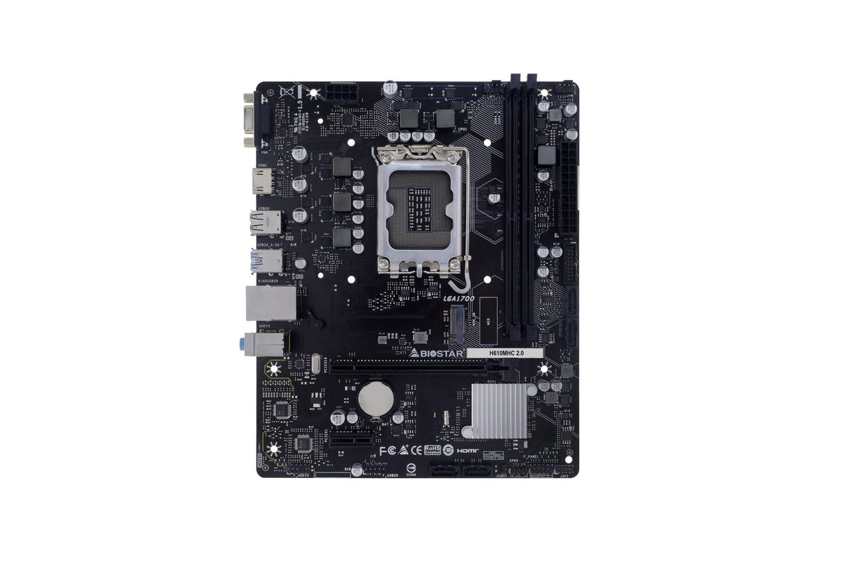 EAN 4712960688278 - Biostar H610MHC 2.0 placa base Intel H610 LGA 1700 micro ATX imagen 2