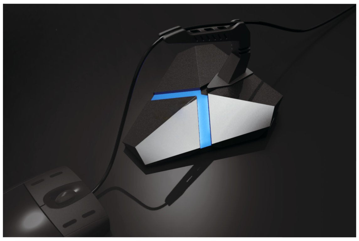 Omega Combo Hub 3 Puertos Gaming Usb 2.0 + Lector Tarjetas Microsd