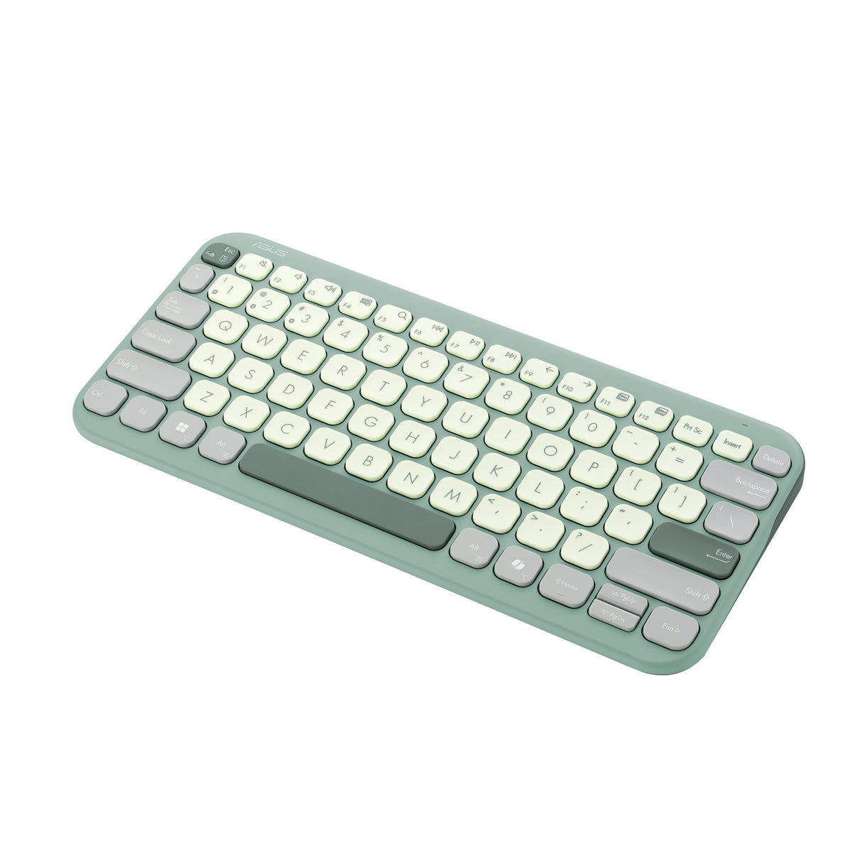 Teclado Inalámbrico Asus Marshmallow Kw100 Verde