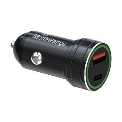 EAN 4260664872955 - MediaRange MRMA120 cargador de dispositivo móvil Smartphone Negro Encendedor de cigarrillos Carga rápida imagen 2