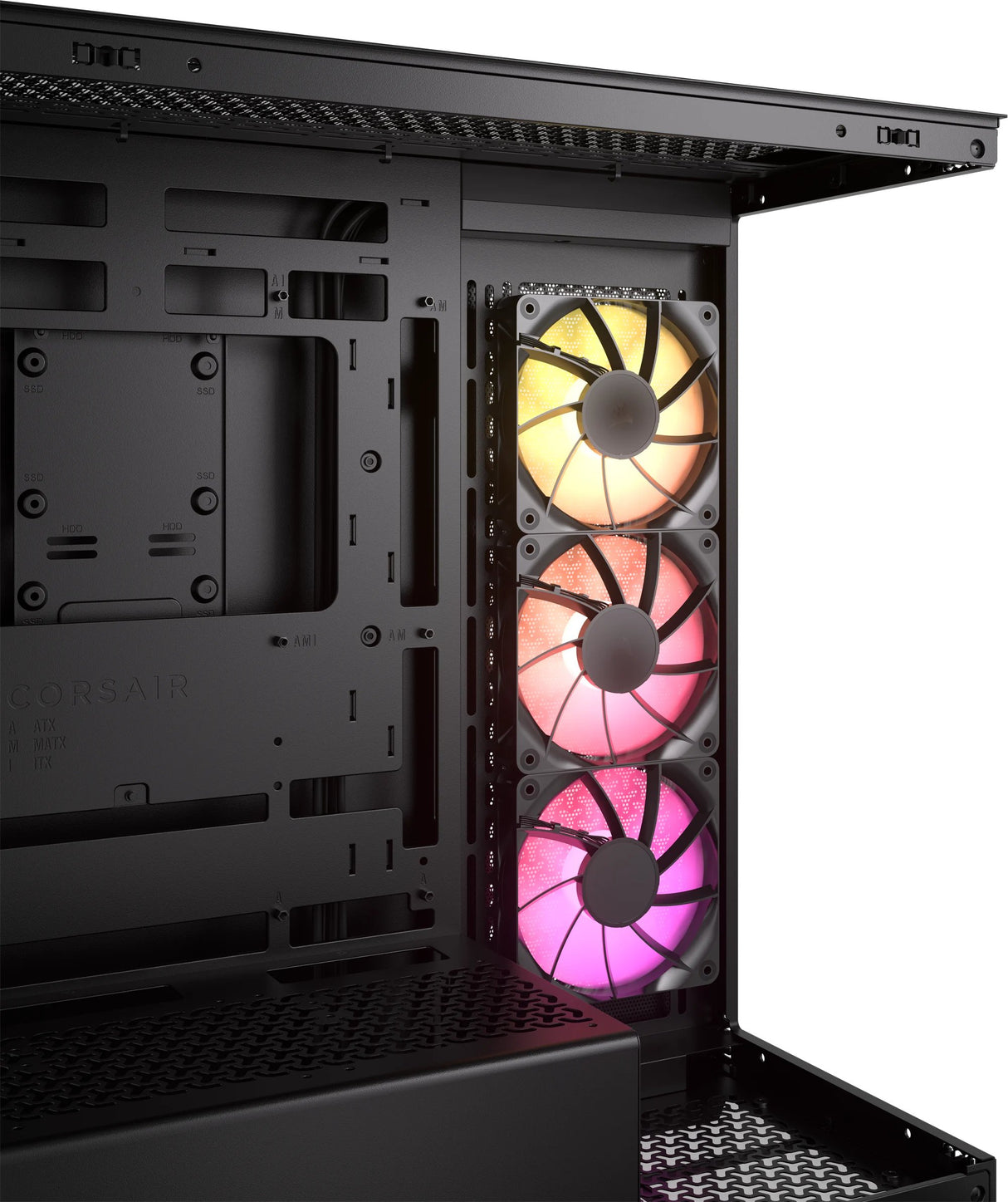 EAN 0840006686057 - Corsair 3500X ARGB Midi Tower Negro imagen 3