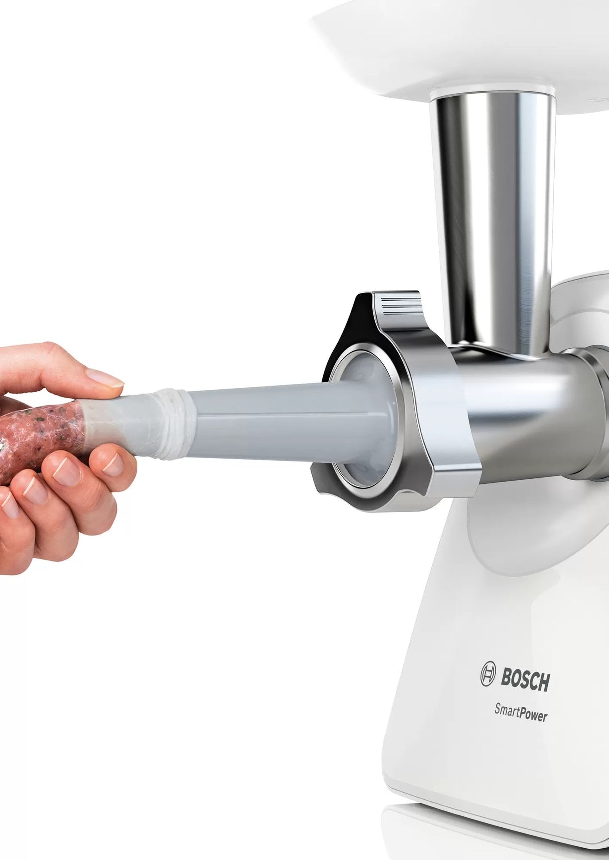 EAN 4242005135622 - Bosch MFW2520W picadora 1500 W Acero inoxidable, Blanco imagen 4