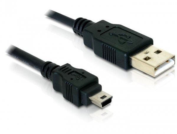 Delock Cable Usb 2.0 > Usb-B Mini 5pin Macho/Macho 1,5 M