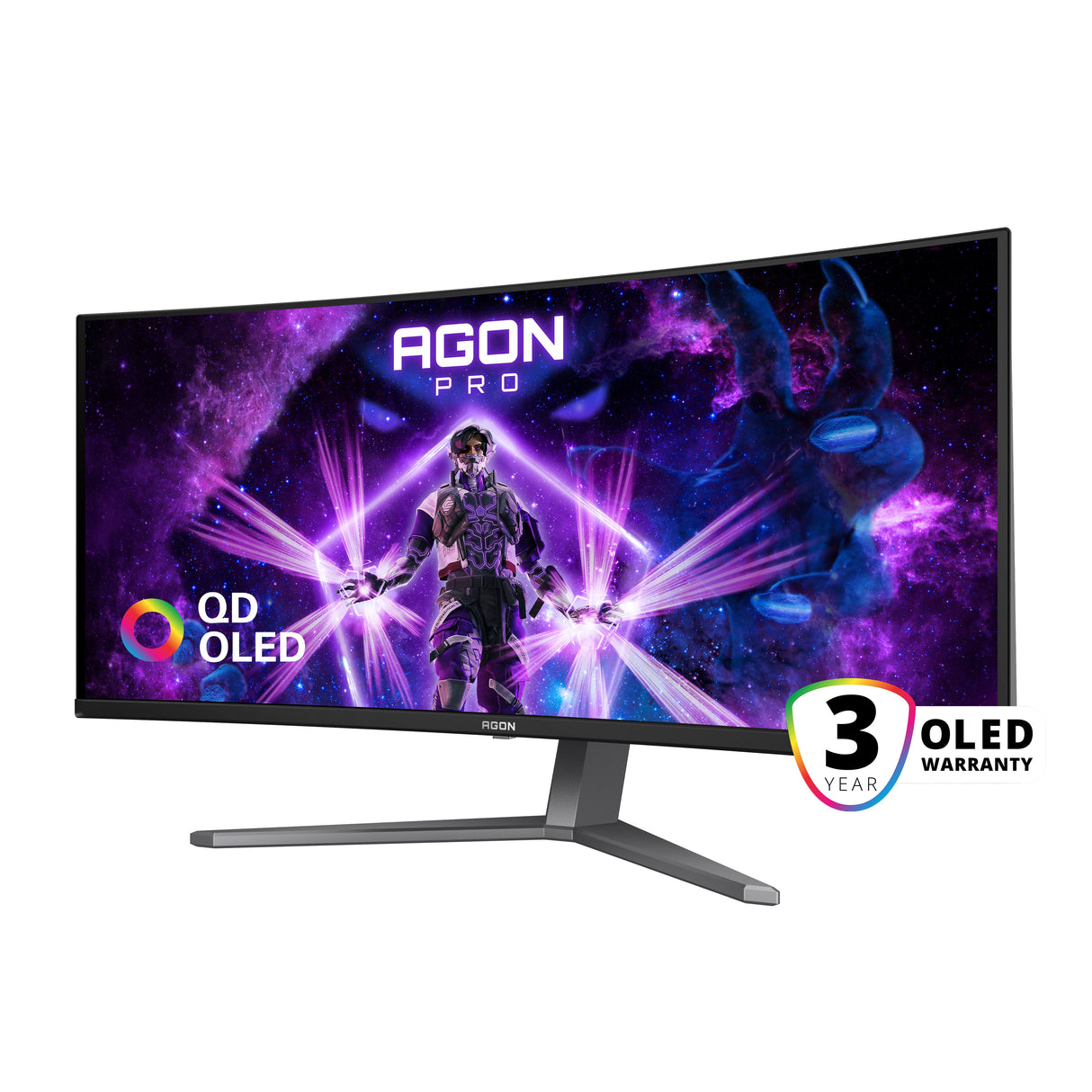 EAN 4038986112444 - AOC AGON PRO AG346UCD pantalla para PC 86,4 cm (34") 3440 x 1440 Pixeles Wide Quad HD QD-OLED Negro, Gris imagen 7