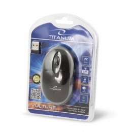 Esperanza Titanum Mouse Rf Inalámbrico Óptico 1000 Dpi Ambidiestro