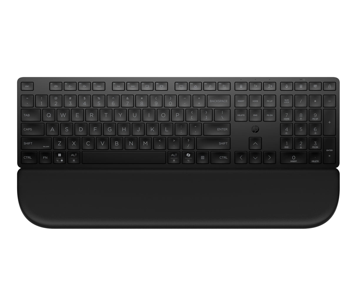 EAN 0198990909790 - HP Multi-Device Dual-Mode Keyboard with Palm Rest 580K teclado Hogar / Oficina RF Wireless + Bluetooth Ne imagen 4