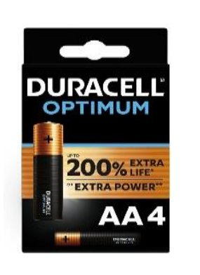 Duracell Optimum 200 Pila Alcalina Aaa Lr03 Blister*4