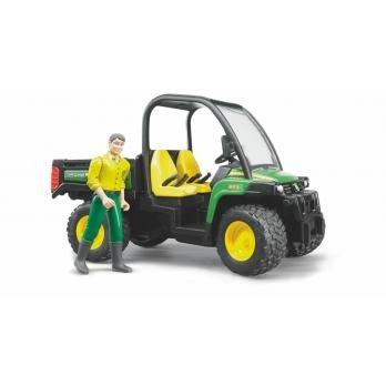 EAN 4001702024901 - BRUDER John Deere Gator XUV 855D with driver imagen 3
