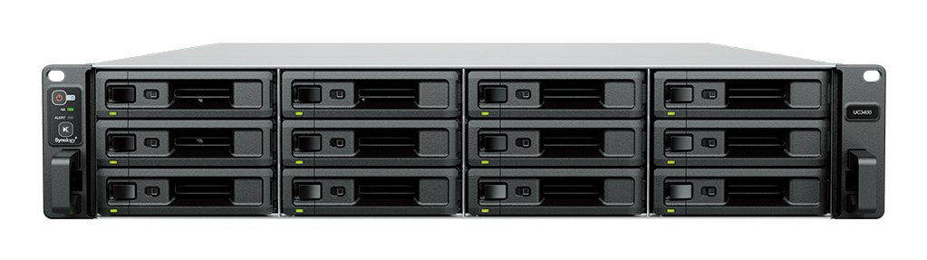 EAN 4711174725205 - Synology UC3400 servidor de almacenamiento NAS Bastidor (2U) Intel® Xeon® D D-1541 8 GB DDR4 0 TB imagen 1