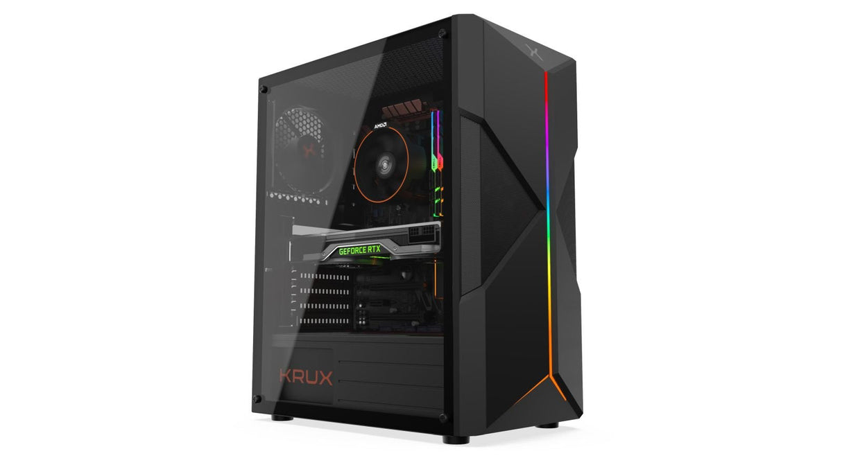 Caja Pc Krux Astral Gaming Atx Negra