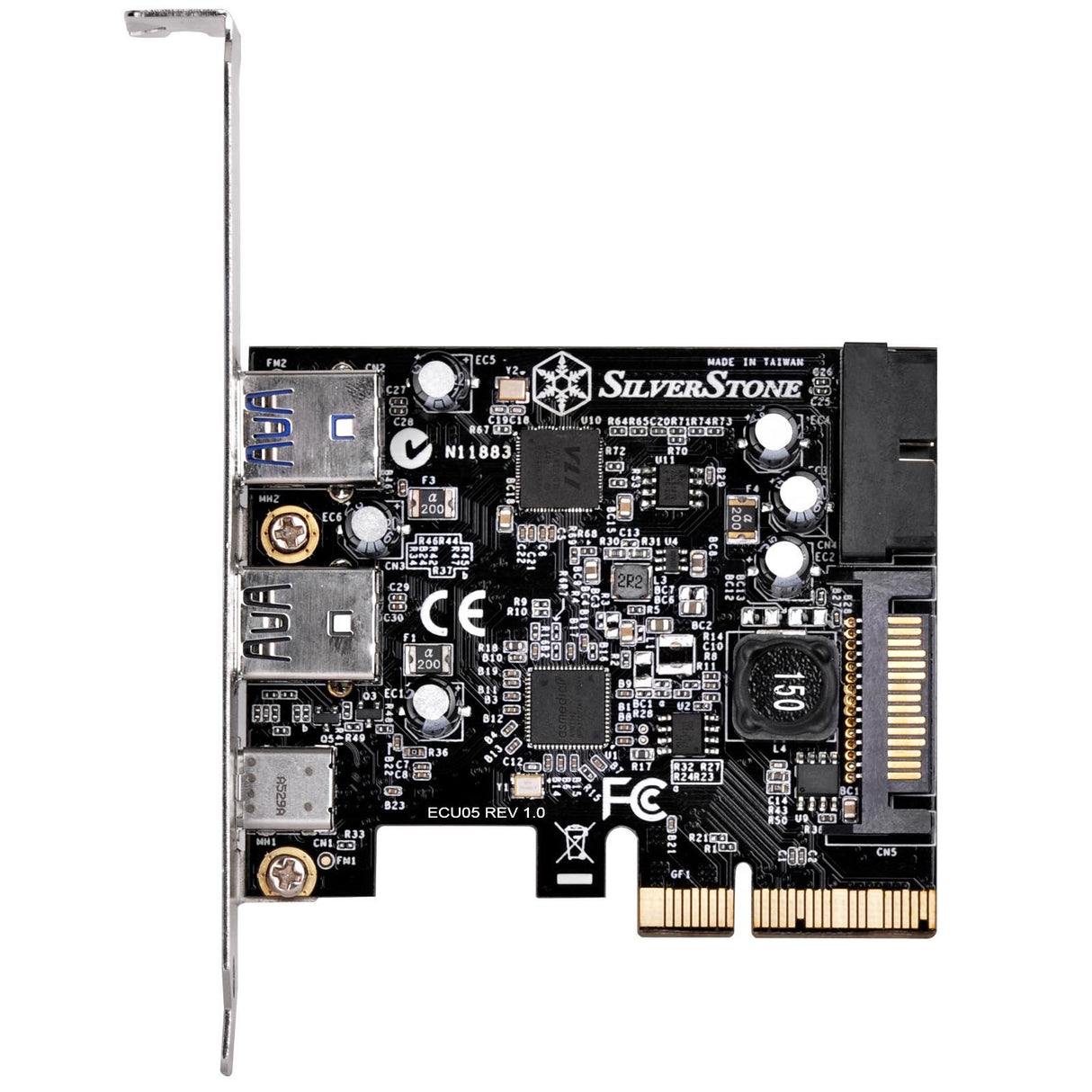 EAN 4710007223062 - Silverstone ECU05 tarjeta y adaptador de interfaz Interno USB 3.2 Gen 1 (3.1 Gen 1) imagen 8