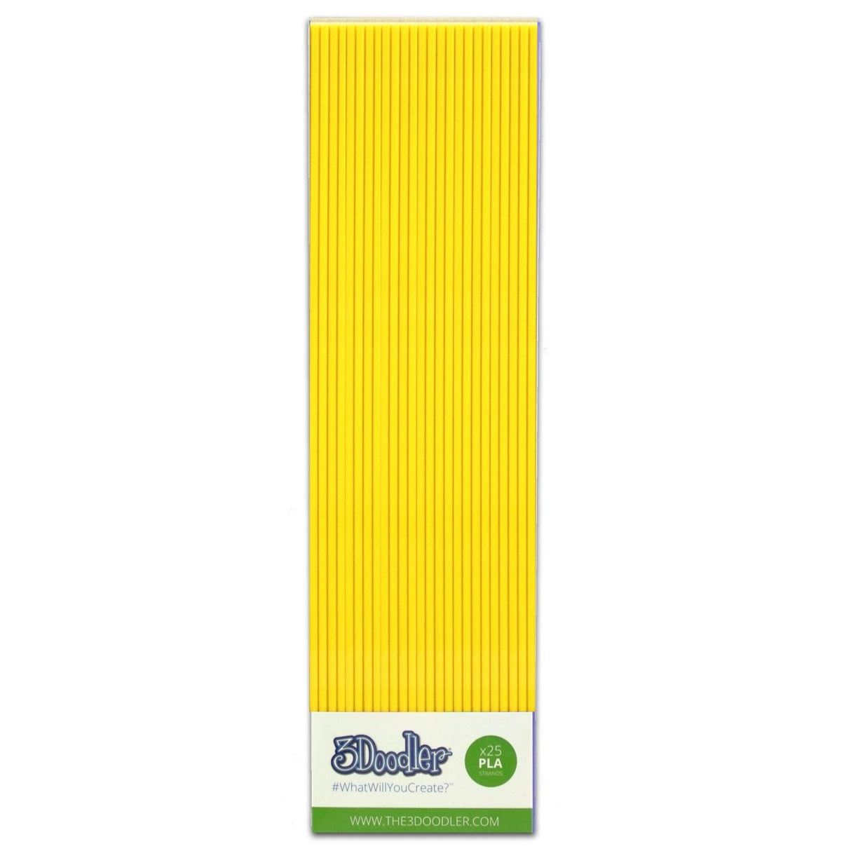 3doodler Create Y Pro Filament Pla 3mm, 25 Piezas, Amarillo, Pl05-Duck