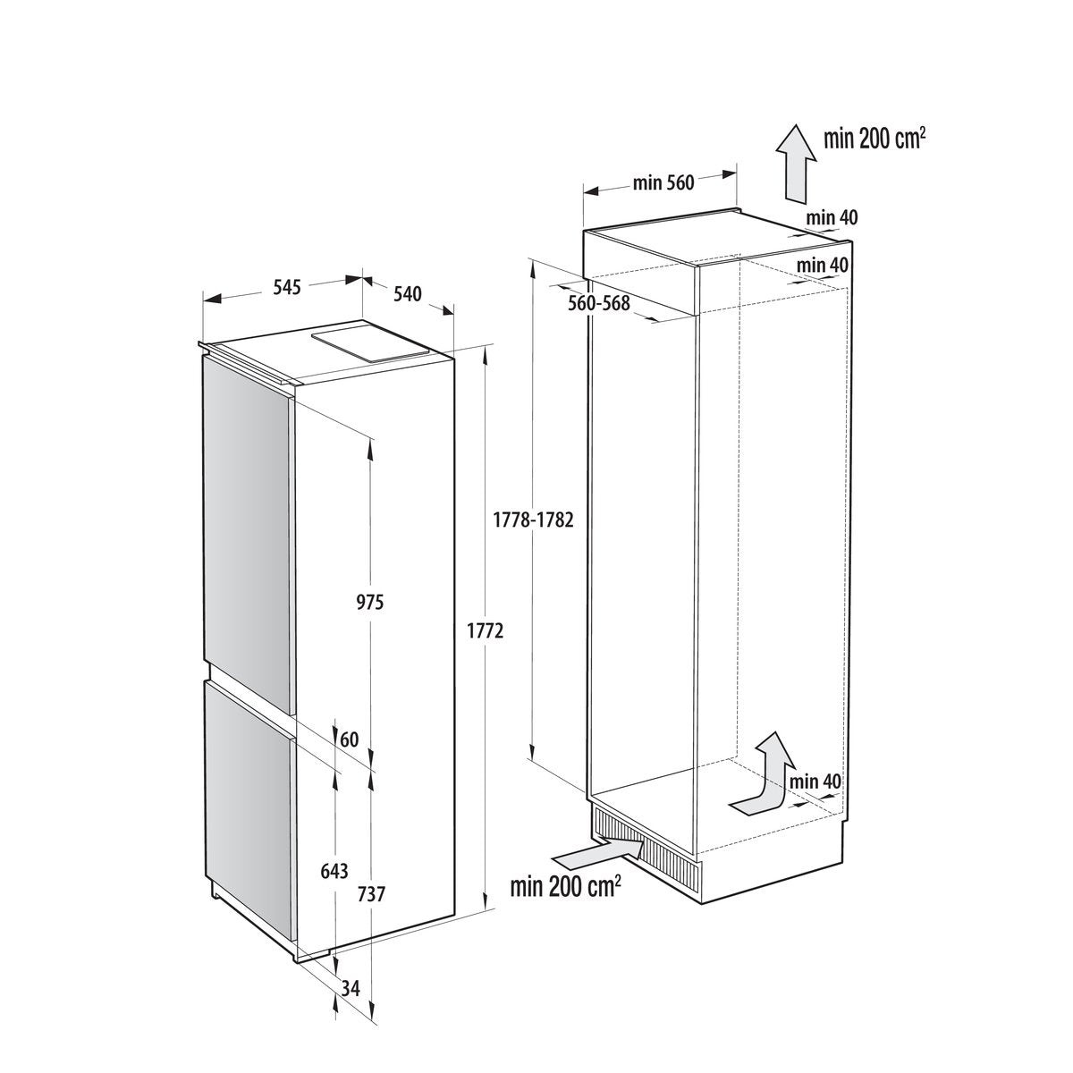 EAN 3838782838408 - Gorenje NRKI517E41 Integrado 252 L Blanco imagen 14