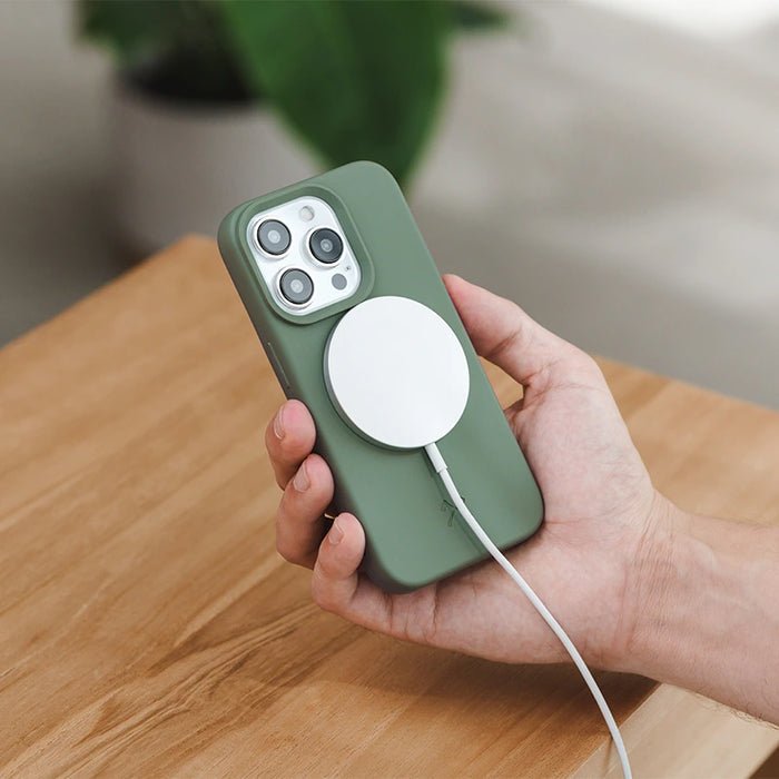 Woodcessories Bio Funda Magsafe Iphone 15 Pro Max Midnight Green