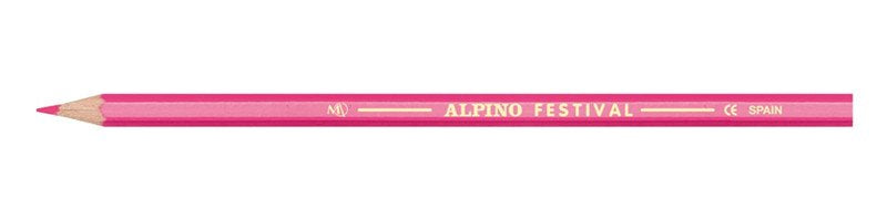 Alpino Lápices De Color Festival Caja De 12 Rosa