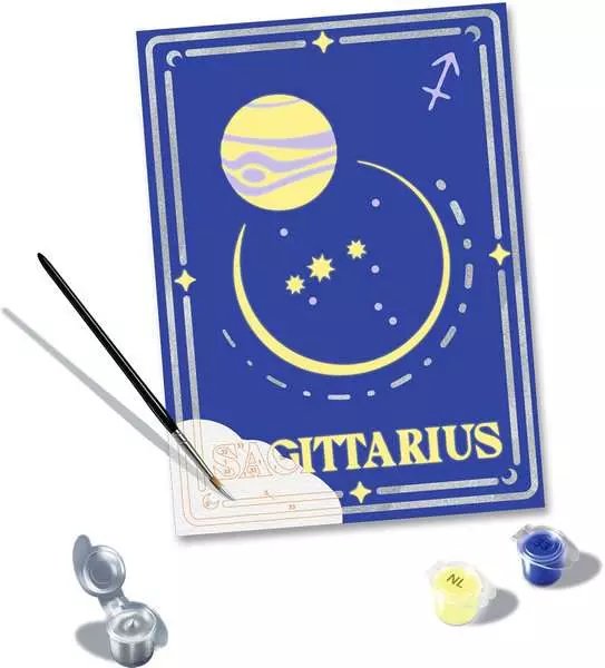 Ravensburger Creart - Signo Del Zodíaco Sagitario, Pintura 23741