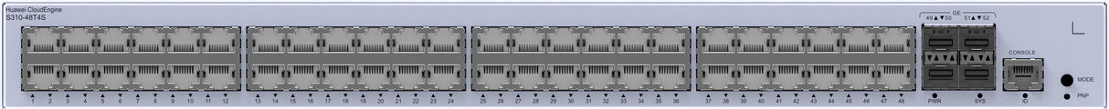 EAN 0886598337700 - HUAWEI eKit S310 Series S310-48T4S Gestionado L2+ Gigabit Ethernet (10/100/1000) 1U Gris imagen 1