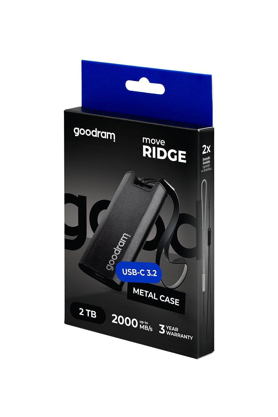 EAN 5908267913062 - Goodram SSDR-GMRE-02T-K0 unidad externa de estado sólido 2 TB 3.2 Gen 2 (3.1 Gen 2) Negro imagen 11