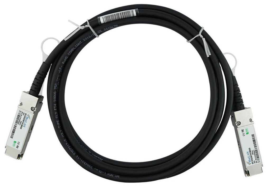 Blueoptics Bluelan Cable 40gbase-Cr4- Pqsfpxa3mbu Qsfp Auf Qsfp Sc252501k3m30 Awg 300cm