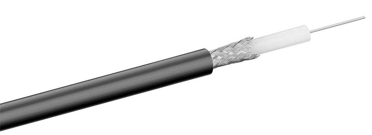 EAN 4040849670916 - Goobay 67091 cable coaxial RG-59 100 m No Negro imagen 1