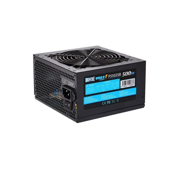 Fuente De Alimentación 3go 500w (24pin+Sata+12cm) Negra