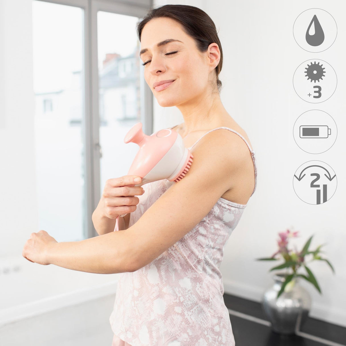 EAN 4015588885440 - Medisana AC 950 masajeador Universal Oro rosa, Blanco imagen 3