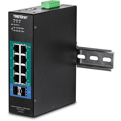 EAN 0710931161342 - Trendnet TI-PG102I switch Gestionado L2 Gigabit Ethernet (10/100/1000) Energía sobre Ethernet (PoE) Negro imagen 5