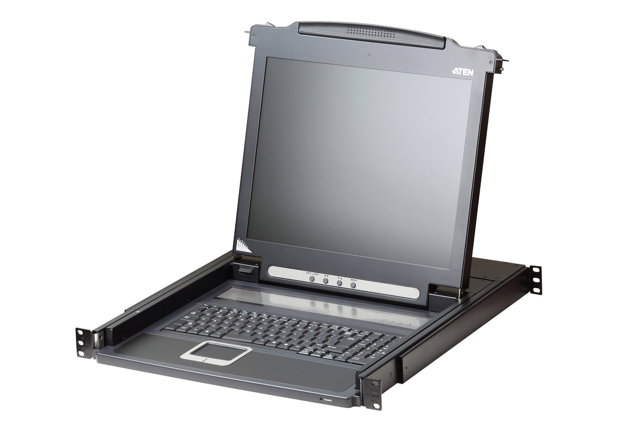 EAN 4710469343193 - ATEN CL1000N consola de rack 48,3 cm (19") 1280 x 1024 Pixeles Metal, Plástico Negro 1U imagen 1
