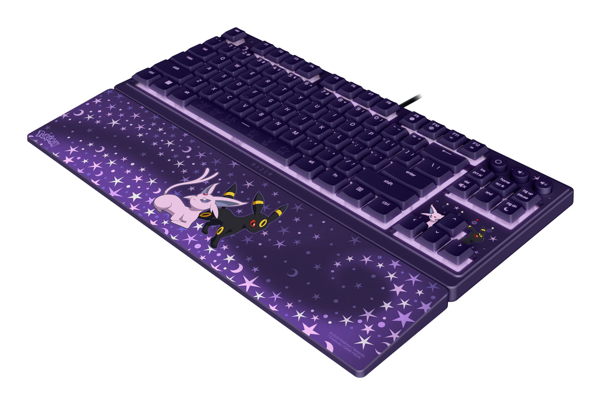 Razer Ornata V3 Tenkeyless Espeon & Umbreon Edition Teclado Juego Usb Púrpura