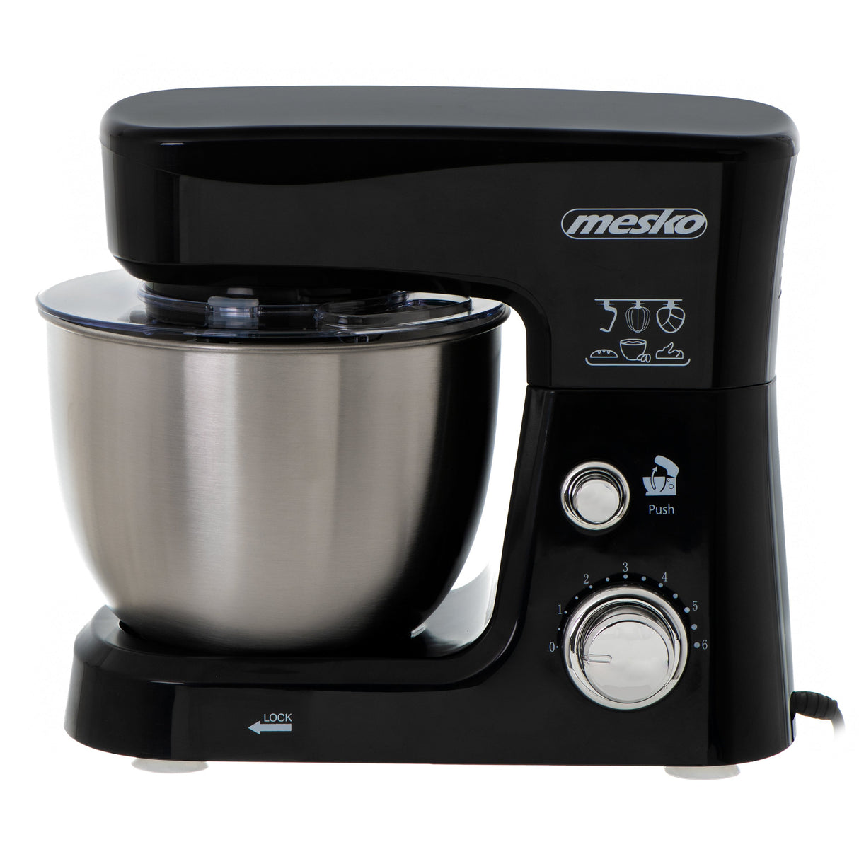 EAN 5902934838672 - Mesko Home MS 4217 robot de cocina 1200 W 3,5 L Negro, Acero inoxidable imagen 4