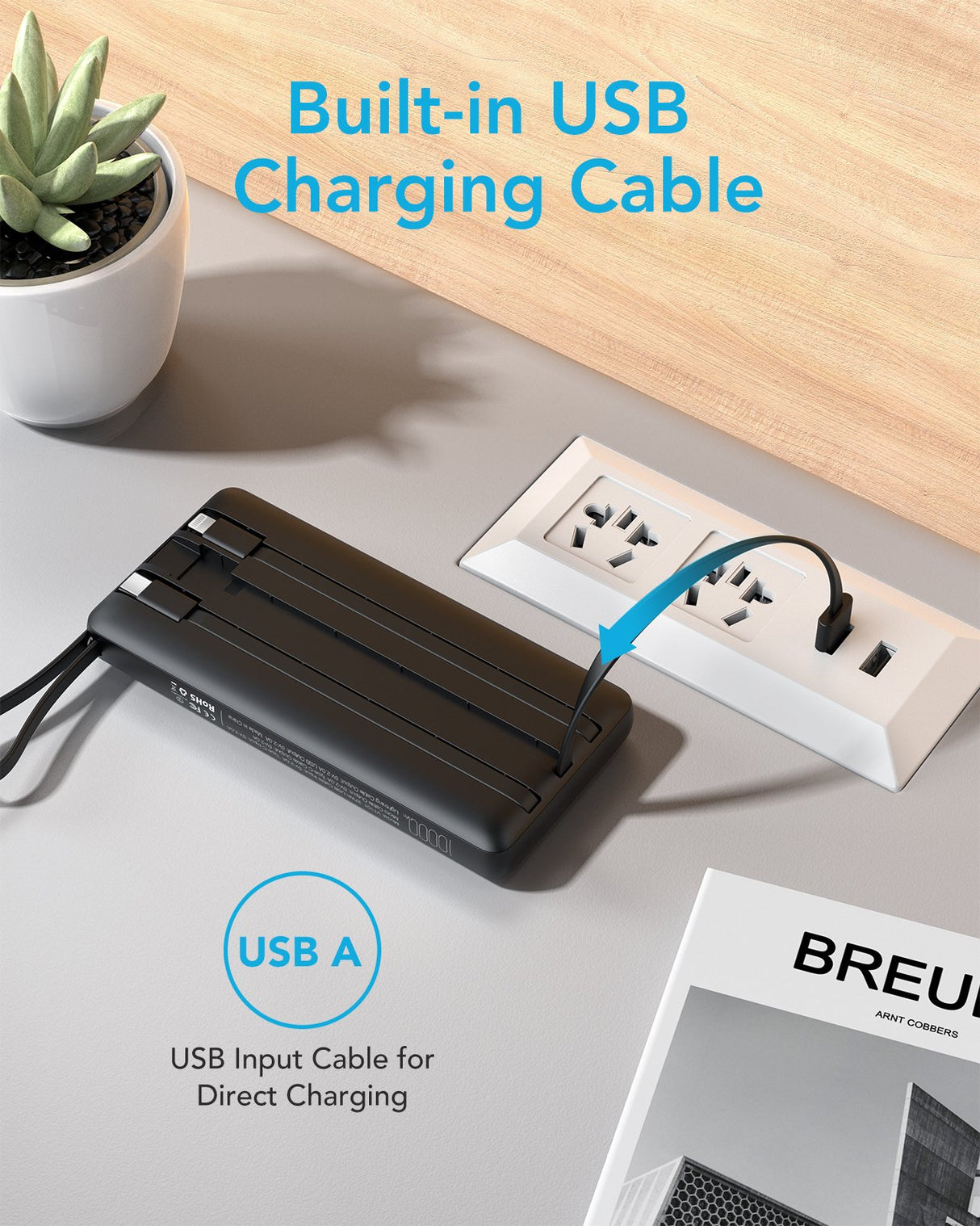 EAN 6970453554204 - VEGER C10 batería externa Polímero de litio Negro imagen 6
