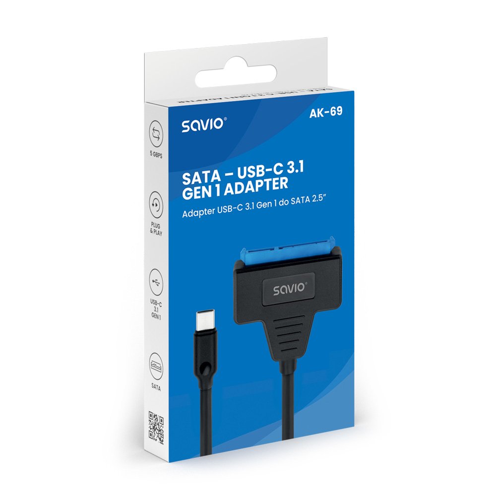 EAN 5901986048435 - Savio AK-69 tarjeta y adaptador de interfaz USB 3.2 Gen 1 (3.1 Gen 1) imagen 4