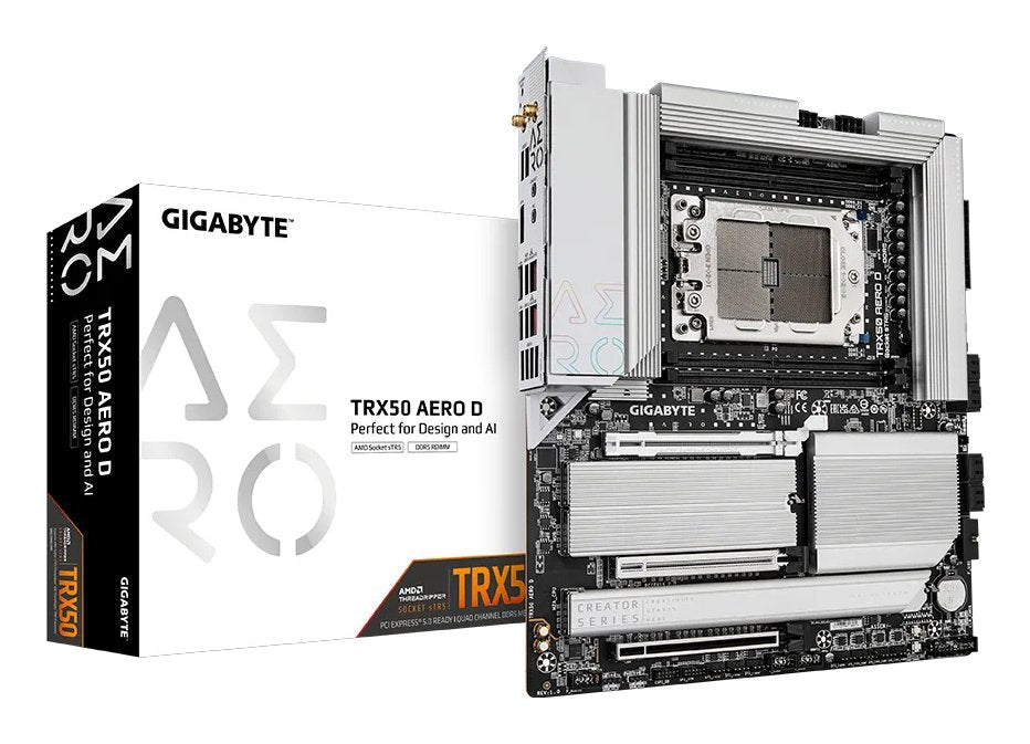 EAN 4719331859480 - GIGABYTE TRX50 AERO D placa base AMD TRX50 Socket sTR5 ATX extendida imagen 1