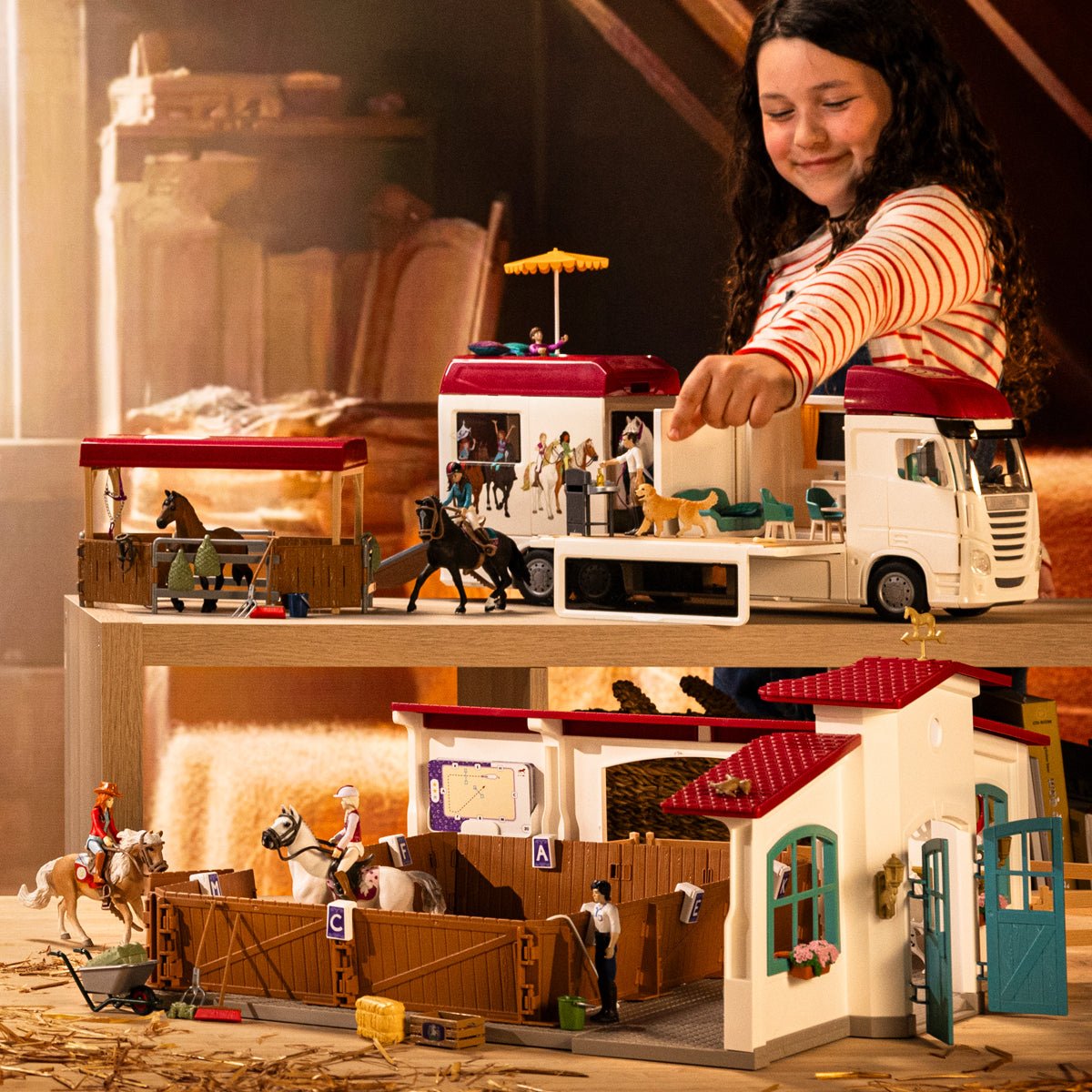 Schleich Horse Club Peppertree Picadero, Edificio De Juegos 42639