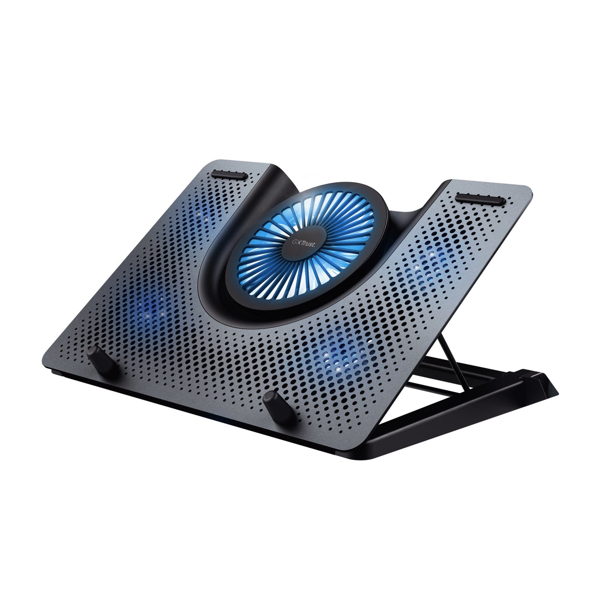 Soporte Refrigerante Trust Gaming Gxt 1125 Quno Para Portátiles Hasta 17.3'/43.9cm 5*Ventiladores Iluminación Led Soporte Para Móvil
