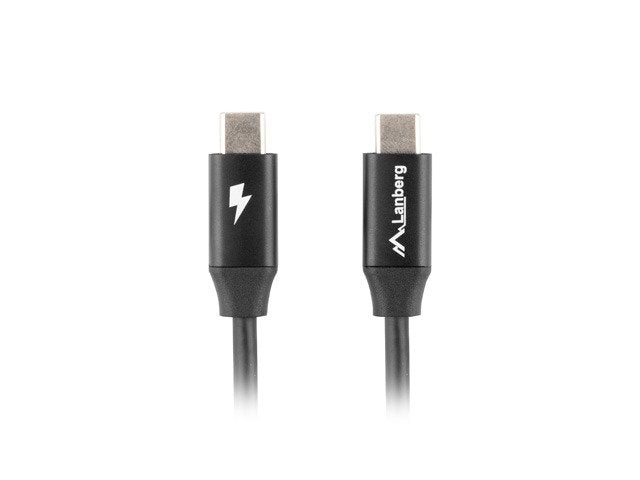 Lanberg Usb-C M/M 2.0 Cable 1m Quick Charge 4.0 Black