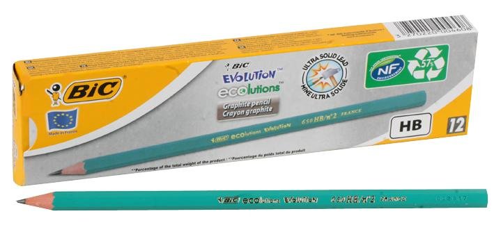 Bic Lápiz Evolution Original Hb Ecológico Caja -12u-
