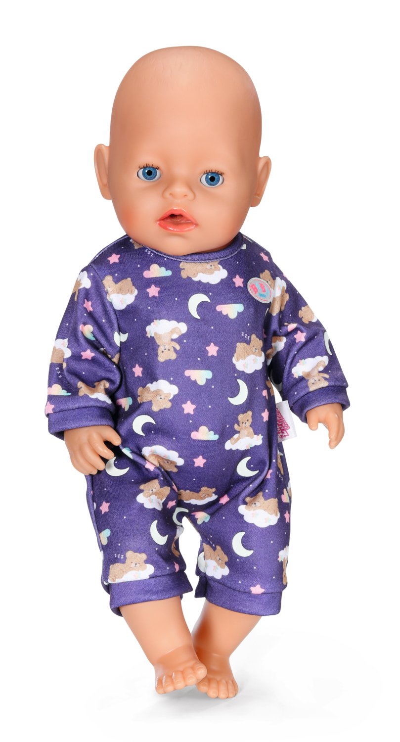 Zapf Creation Baby Born® Pijama De Peluche Que Brilla En La Oscuridad, Accesorios Para Muñecas 836484