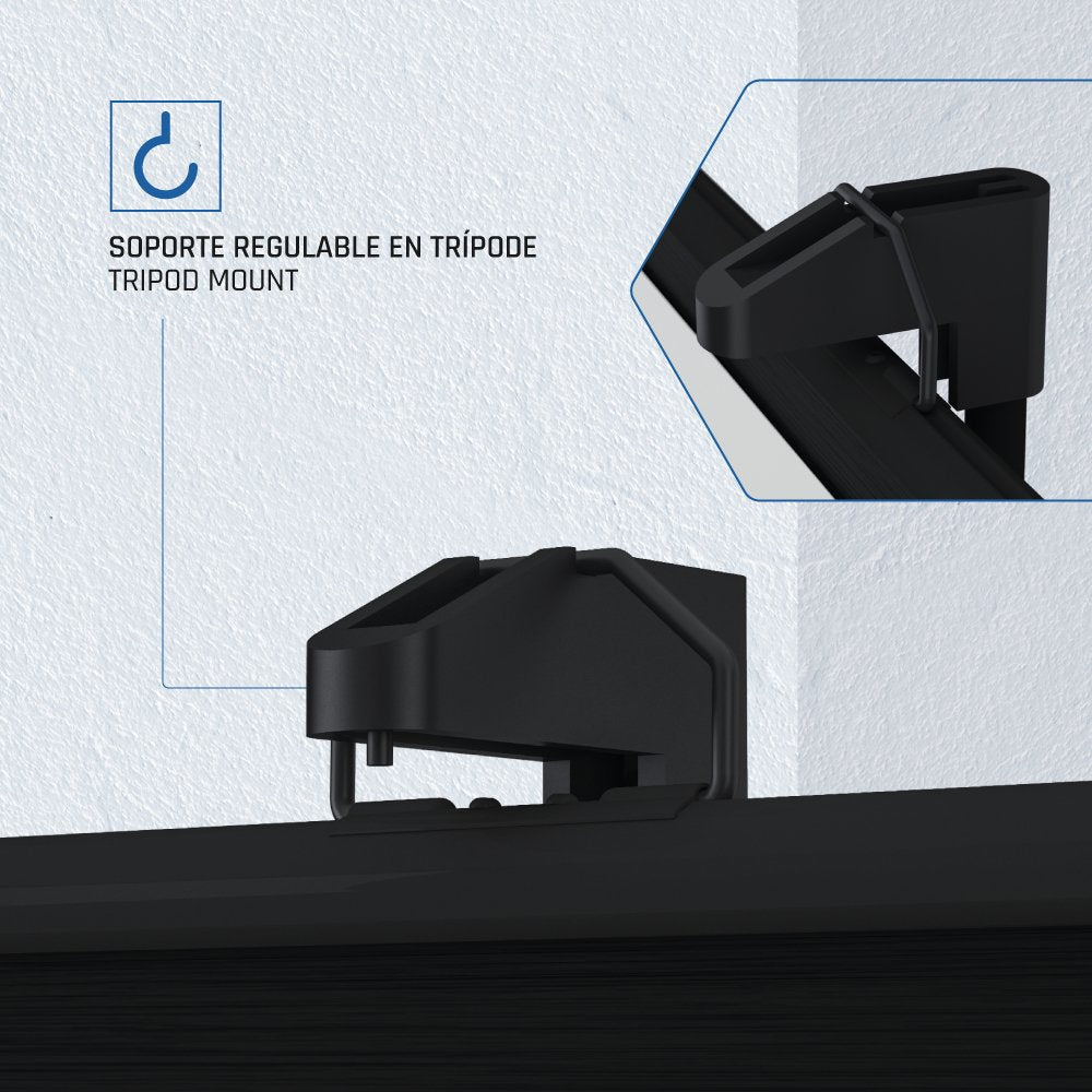 Iggual Pantalla Mural 180x180 Cm Con Trípode+Bolsa