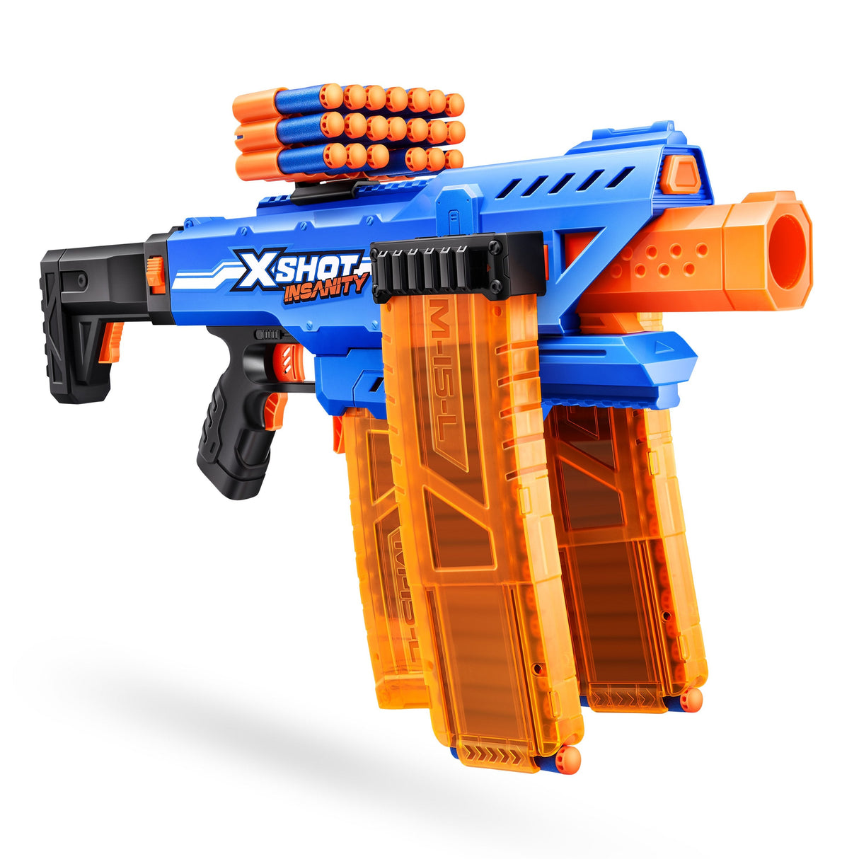 Zuru Xshot - Insanity Clip Blaster Motorisiert Mit Darts 36786
