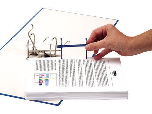 Fellowes 50 Fasteners De Plástico Pro Clip Azul (100mm)