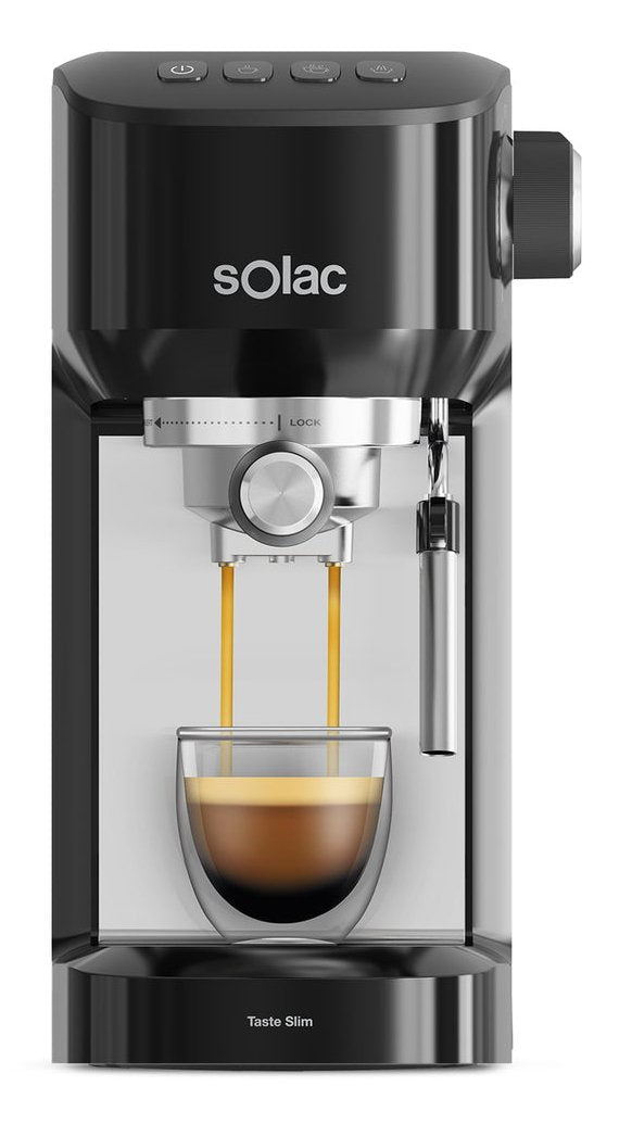 Pae Cafetera Solac Espresso Taste Slim Ce4511 20 Bar 1300w Negro Inox