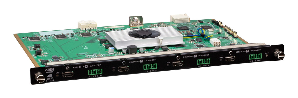 Tarjeta De Salida Hdmi True 4k De 4 Puertos Con Escalador