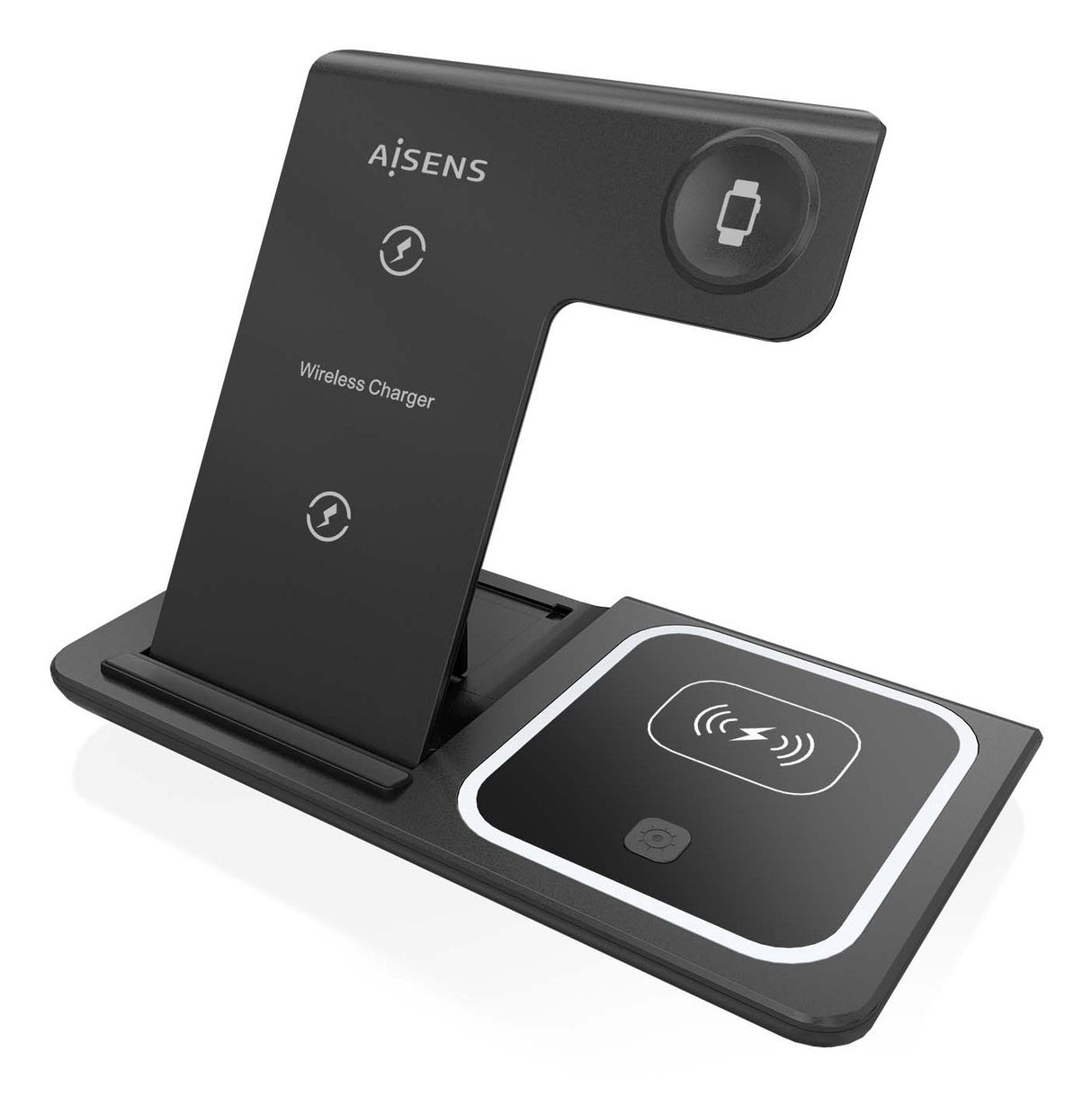 EAN 8435739901687 - AISENS ASCH-15W3WC043-BK cargador de dispositivo móvil Auriculares, Teléfono móvil, Smartphone, Reloj int imagen 2