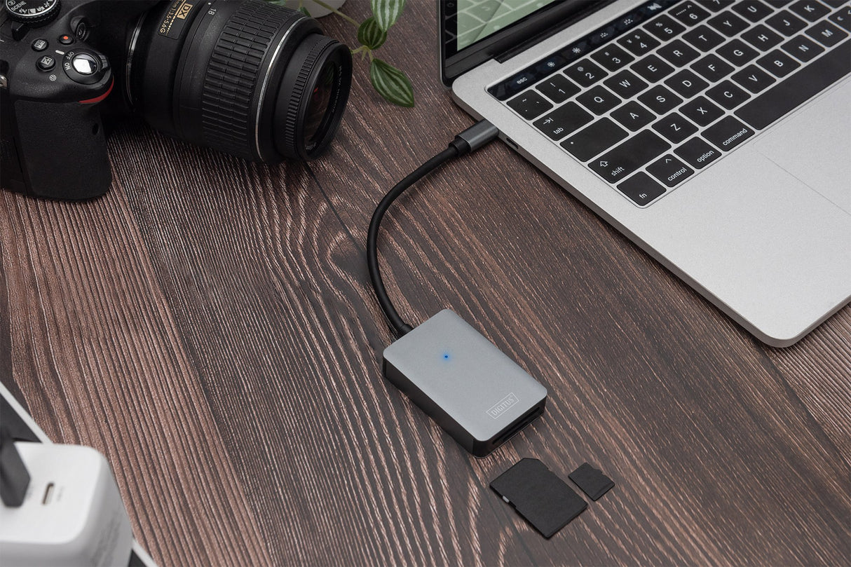 EAN 4016032485612 - Digitus DA-70333 lector de tarjeta USB 2.0 Type-C Gris imagen 2