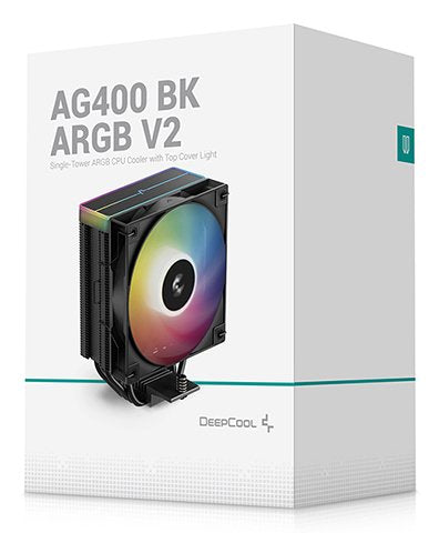 EAN 6933412729310 - DeepCool AG400 BK ARGB V2 Conjunto de chips Ventilador 12 cm Negro 1 pieza(s) imagen 6